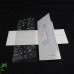 Rectangle Foiling Invitation Card with Clear Plastic Cover Wedding Invitation Card Customized 